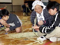 わら細工教室